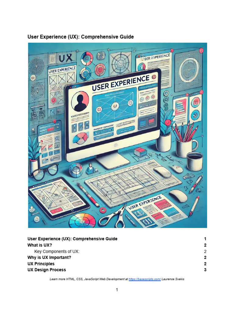 User Experience (UX)_ Comprehensive Guide | PDF | Web Development ...