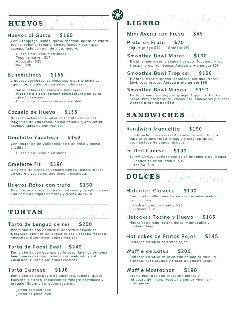 Menu-Digital Compressed | PDF | Ingredientes de comida | Alimentos
