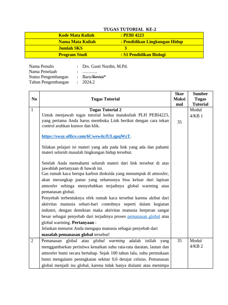 TUGAS 2 PLH | PDF