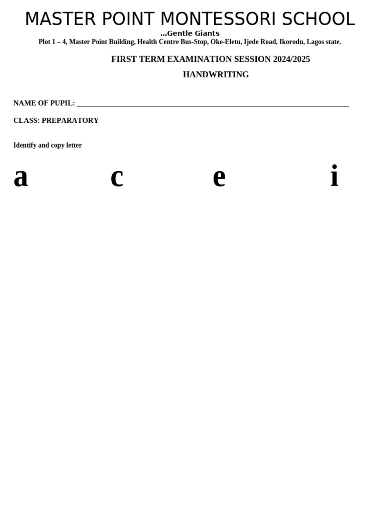 Handwriting | PDF