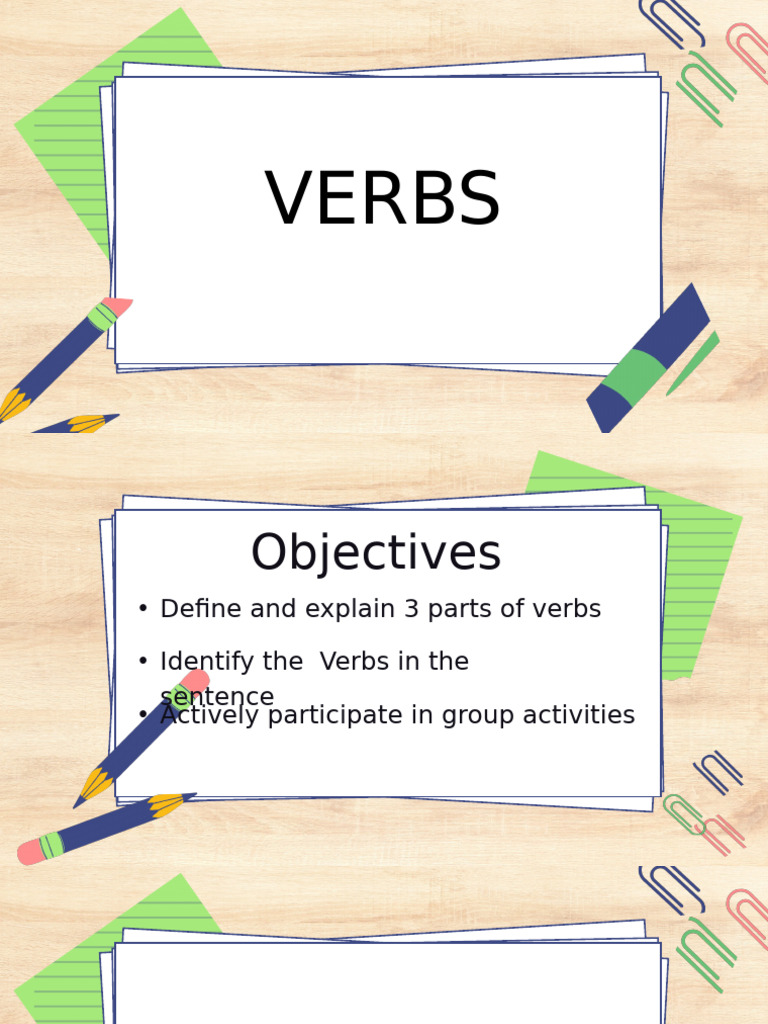 Understanding Types of Verbs | PDF
