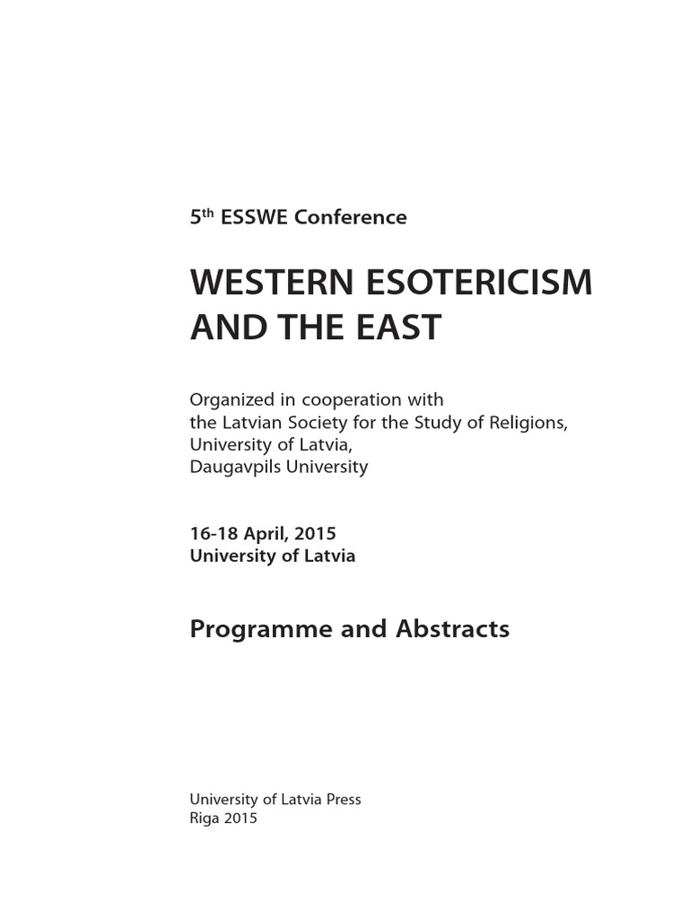 WESTERN_ESOTERICISM_AND_THE_EAST | PDF | Western Esotericism | Occult