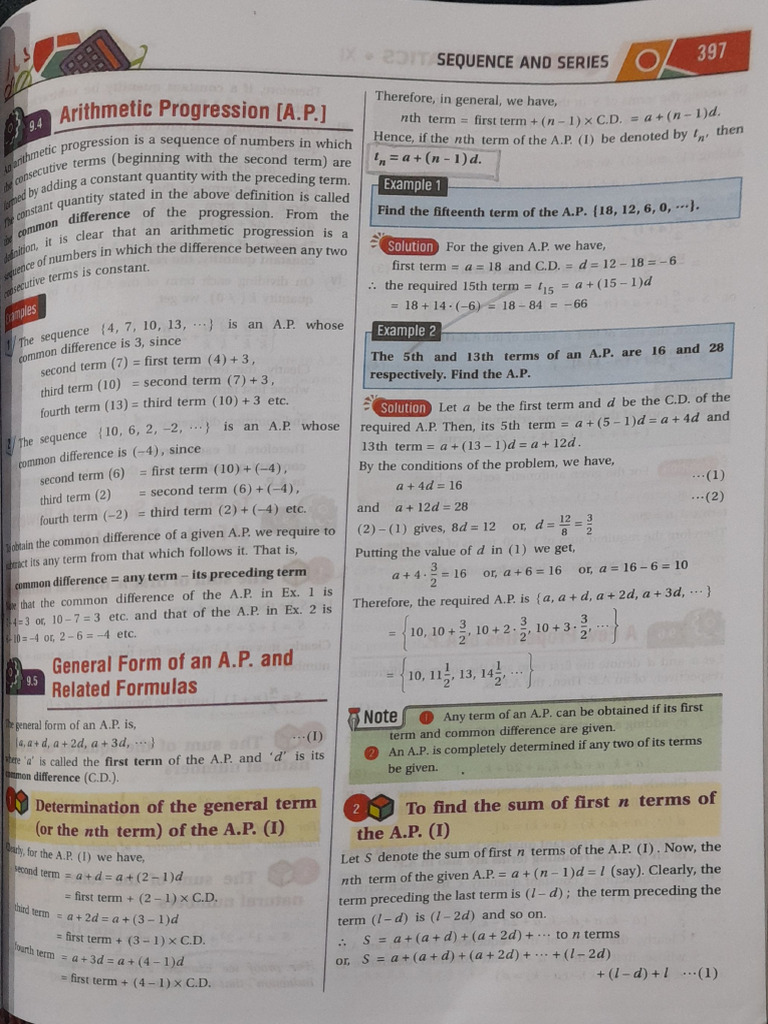 A.P and G.P | PDF | Mathematics | Arithmetic