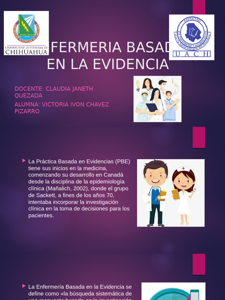 Enfermería Basada en la Evidencia: Guía | PDF | Enfermería | Science