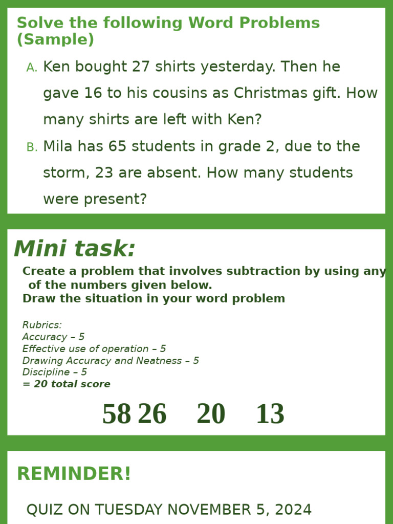 Math 3 Mini Task | PDF