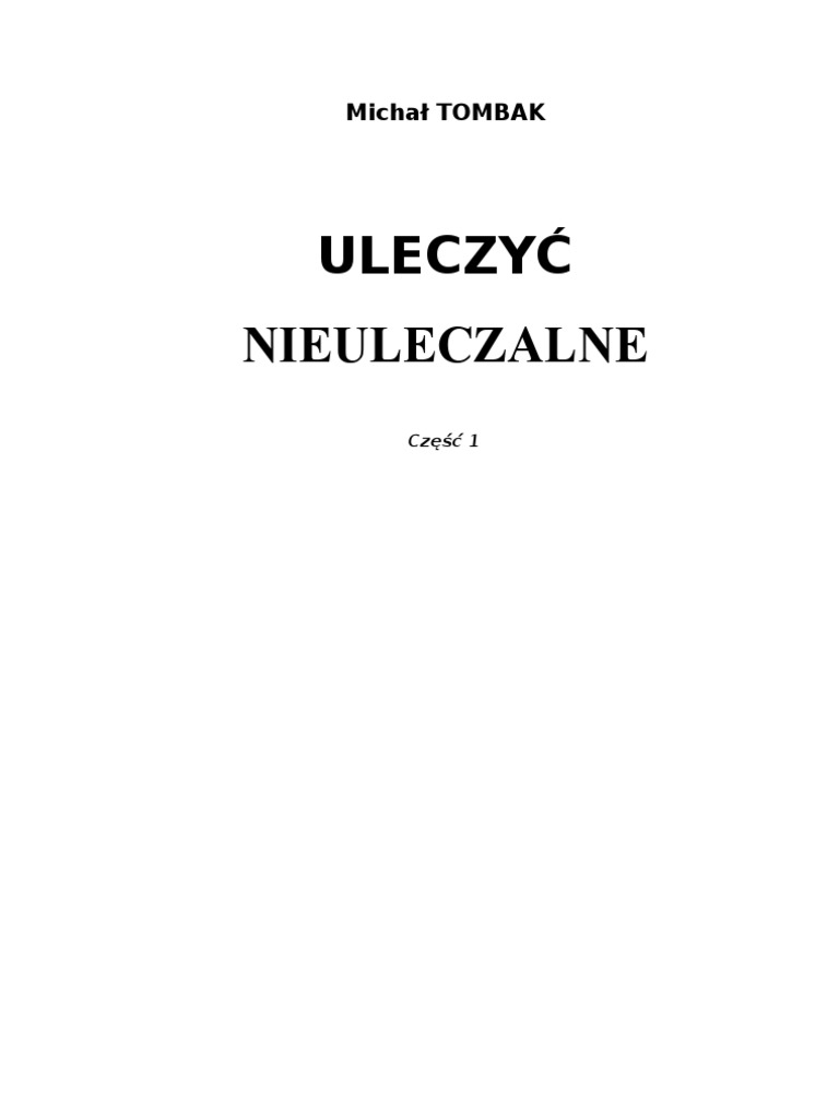 Tombak Michał Droga Do Zdrowia Pdf