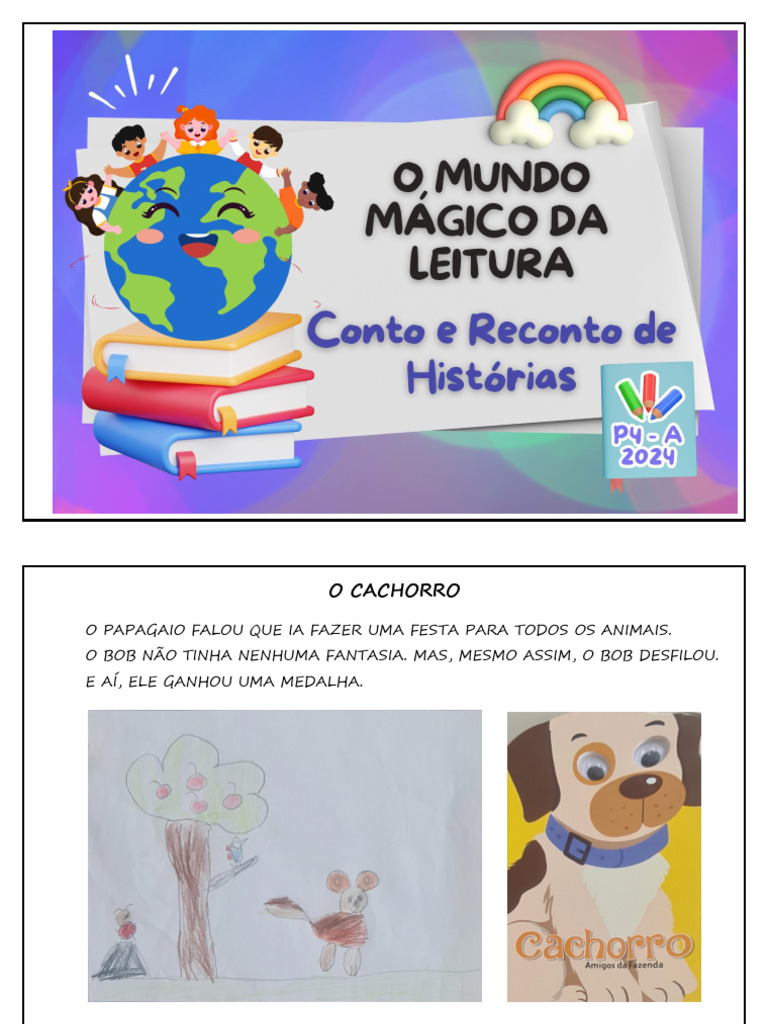 Livro Conto e Reconto de Histórias P4-A 2024 | PDF