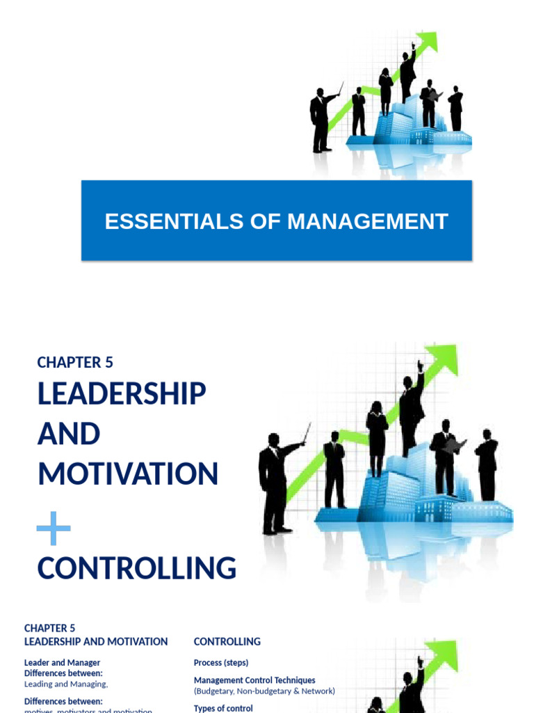 Leadership and Motivation Essentials | PDF | Motivation | Motivational