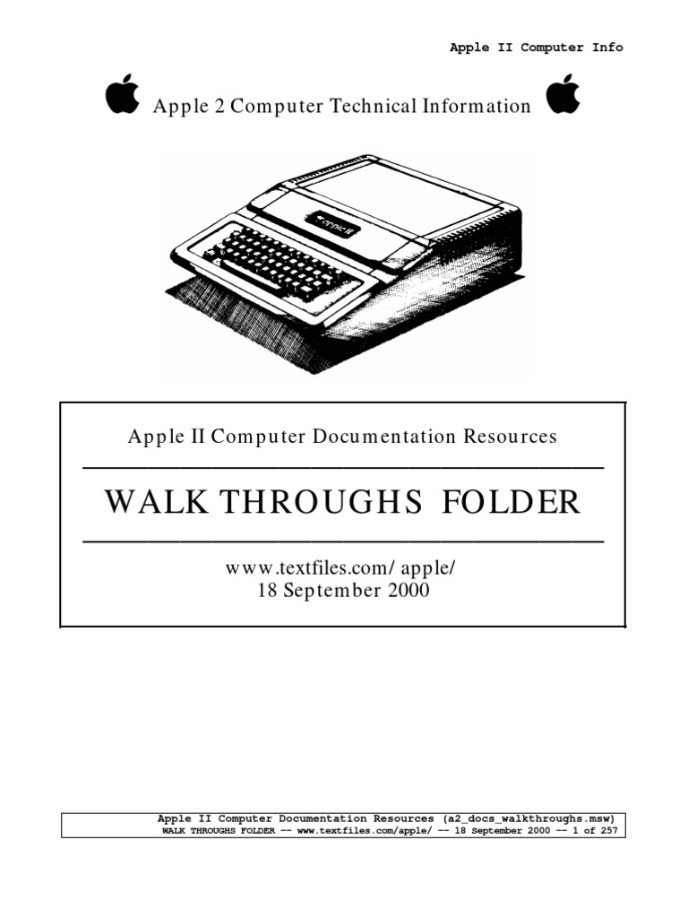 a2 Docs Walkthroughs | Text File | Computer File - 