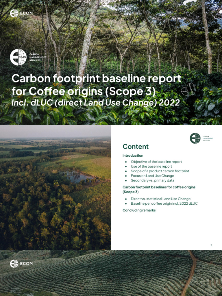 Coffee Carbon Footprint & dLUC 2022 | PDF | Greenhouse Gas | Carbon ...