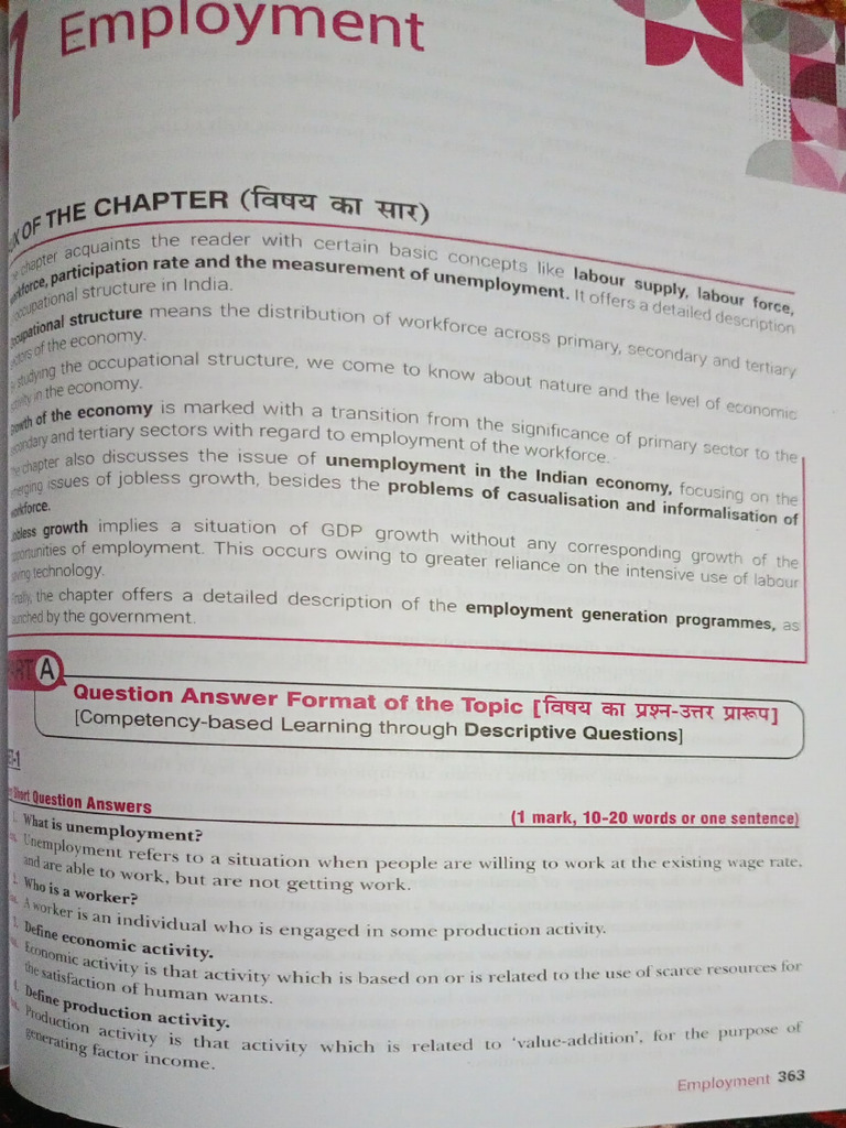 Employment and Unemployment in India | PDF | Economies | Labor