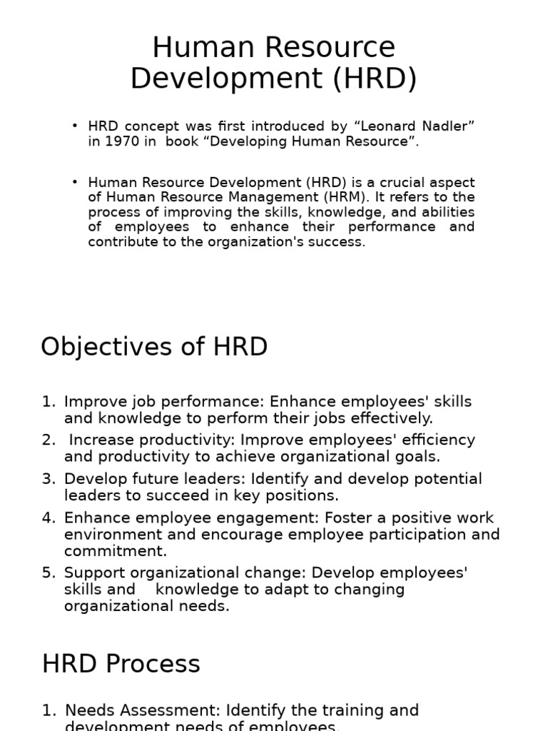 Essentials of Human Resource Development | PDF | Human Resources ...