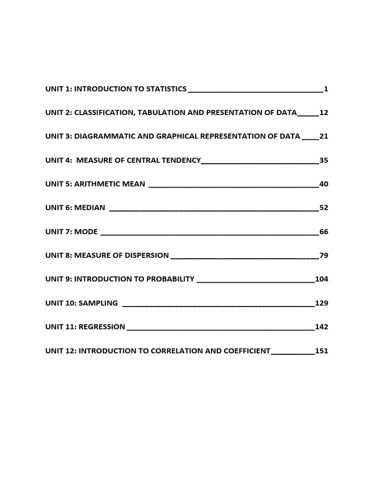 Statistics for Management | PDF | Cost Of Living | Statistics