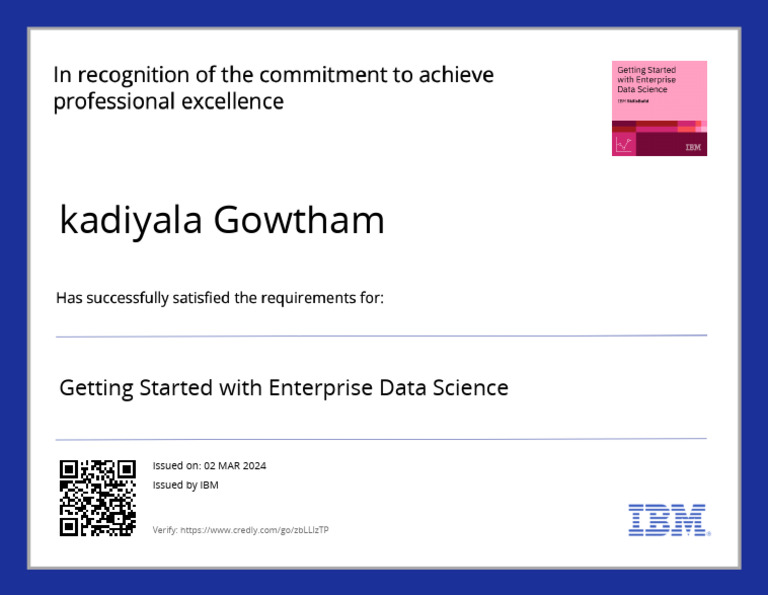 Getting Started With Enterprise Data Science Badge20240302-29-4fgsbn | PDF