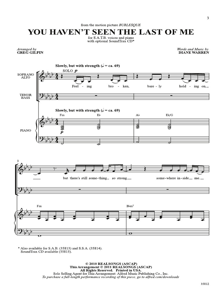 You Havent Seen The Last of Me PDF