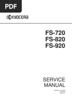 Download Kyocera FS 720 820 920 service manual by 4555556 SN80074424 doc pdf