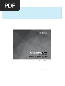 Full Download Criminal Law Guidebook New South Wales Victoria and South Australia Oxford Law Guidebook 2nd Edition John Anderson PDF DOCX