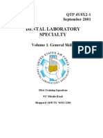 US Air Force Course AFQTP 4Y0X2-1 - Dental Laboratory-General Skills