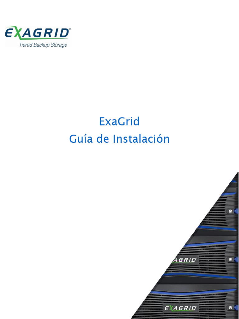 Guía de Instalación de ExaGrid | PDF | Controlador de interfaz de red ...