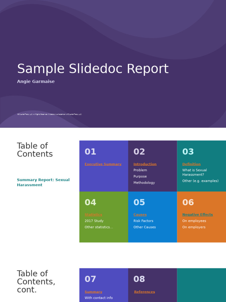 BCommII Module6 Sample SlidedocReport | PDF | Sexual Harassment ...