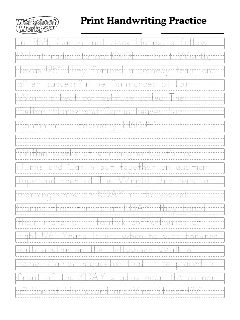 Cursive Practice for 