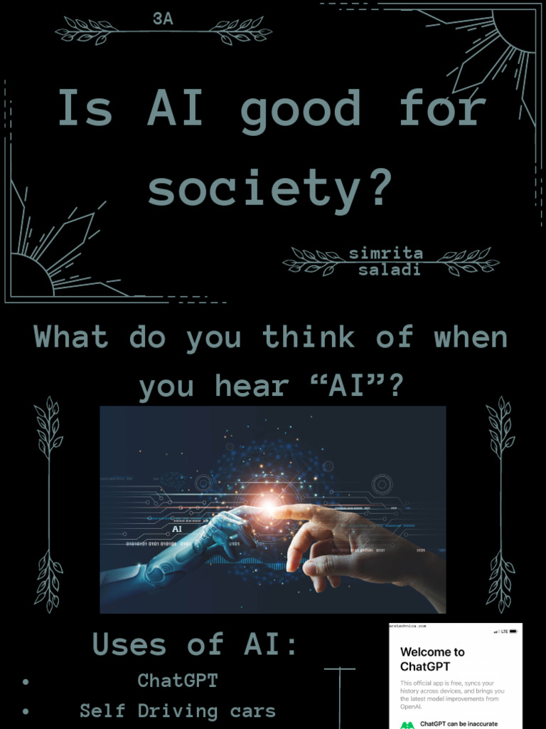 Is ai good for society pdf