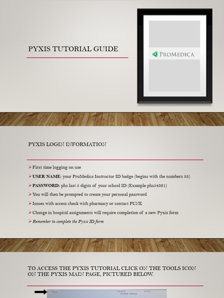 Pyxis Access and Tutorial Guide | PDF