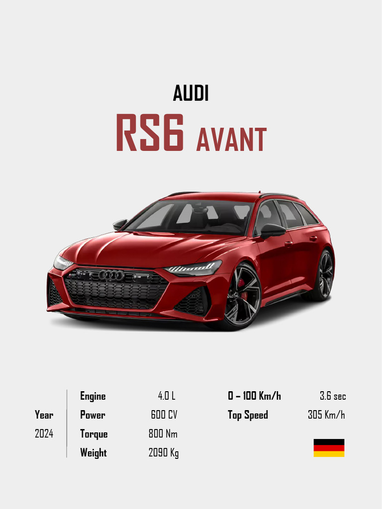 Audi RS6 Avant | PDF