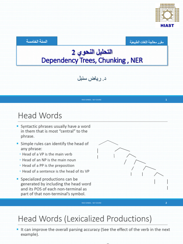 NLP Course: Syntax and Chunking Techniques | PDF | Phrase | Linguistic ...