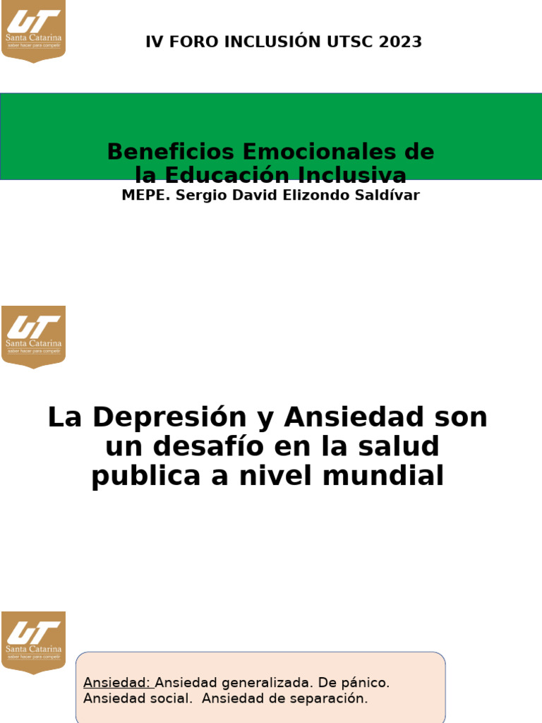 La Depresión y La Ansiedad | PDF | Las emociones | Ansiedad