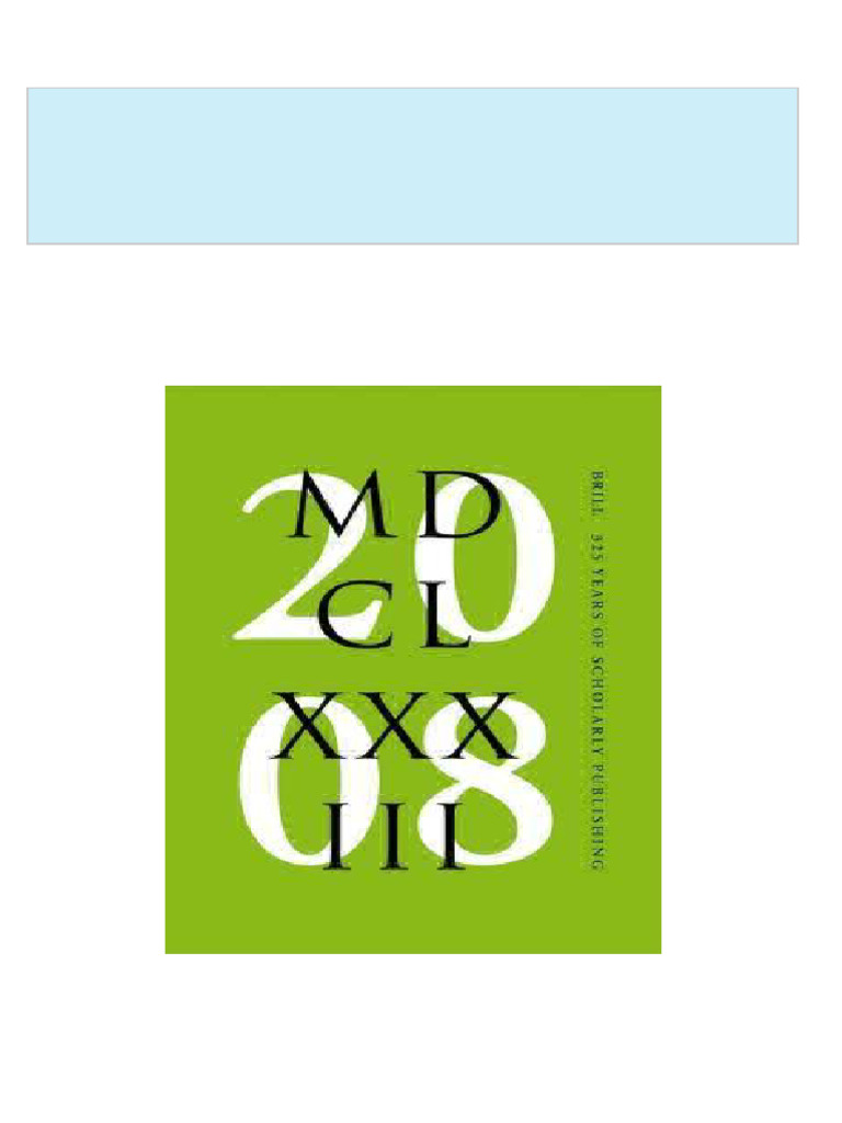 Brill 325 years of scholarly publishing sytze veen 2024 scribd download