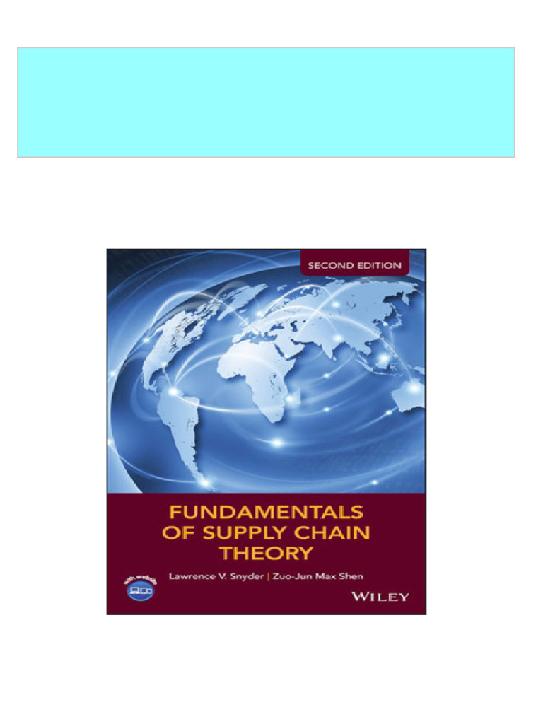 fundamentals-of-supply-chain-theory-second-edition-lawrence-v-snyder