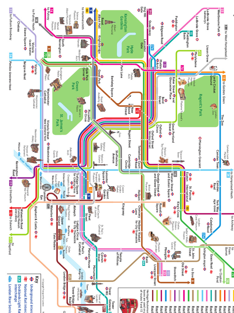 Central London Bus Route Guide | PDF | London | Westminster
