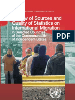Review of Sources and Quality of Statistics on International Migration