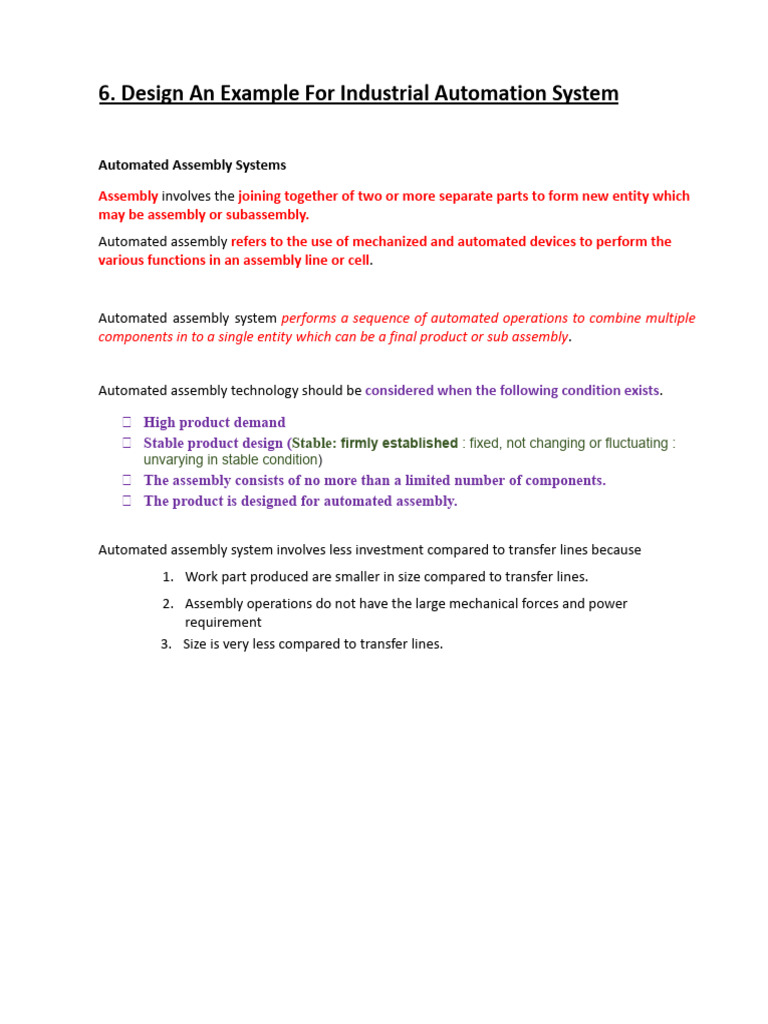 Industrial Automation Assembly Design Guide | PDF | Electric Motor ...