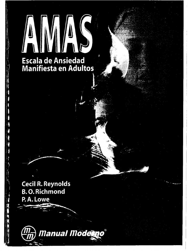 Amas Escala de Ansiedad Manifiesta en Adultos | PDF