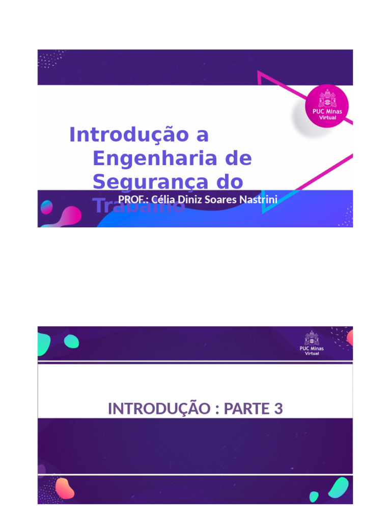 Introdução à Engenharia de Segurança do Trabalho | PDF | Violência