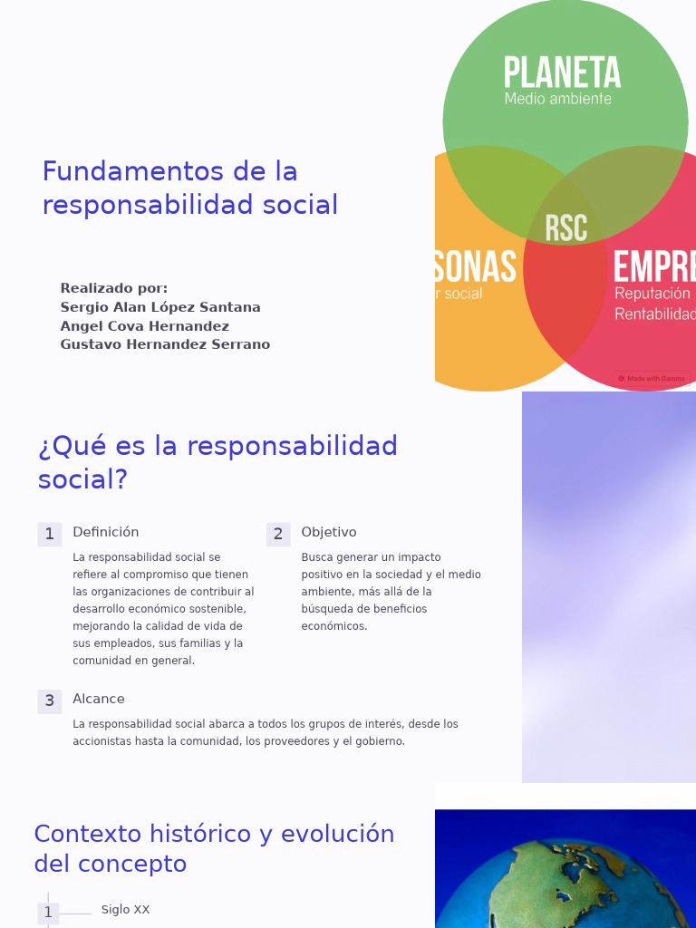 Fundamentos de la Responsabilidad Social | PDF | Responsabilidad social ...