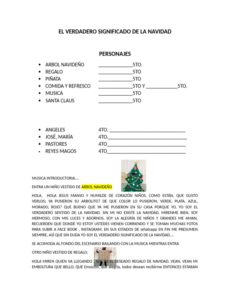 El Verdadero Significado de la Navidad | PDF | Navidad | María, madre ...