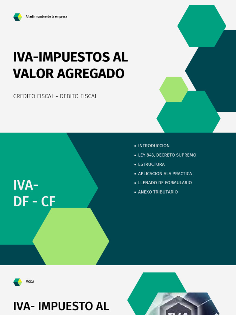 IVA en Bolivia: Ley 843 y Aplicación | PDF | Impuestos | Impuesto al ...