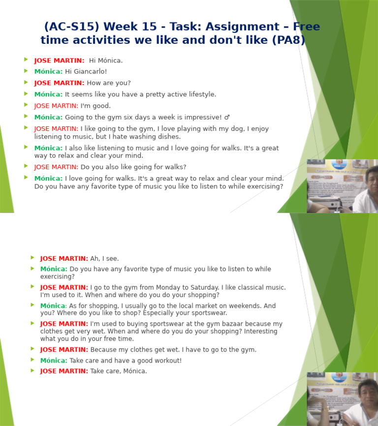 Tarea Sem 15 Ingles I | PDF