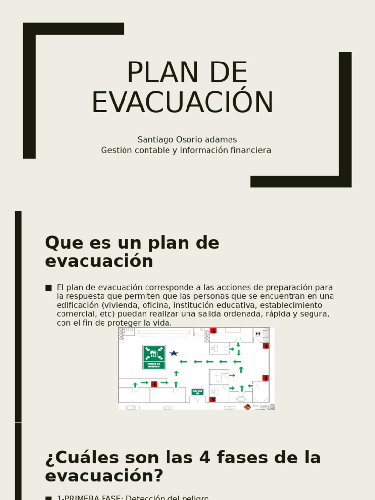 Plan de Evacuación | PDF | Evacuación de emergencia | Defensa Civil