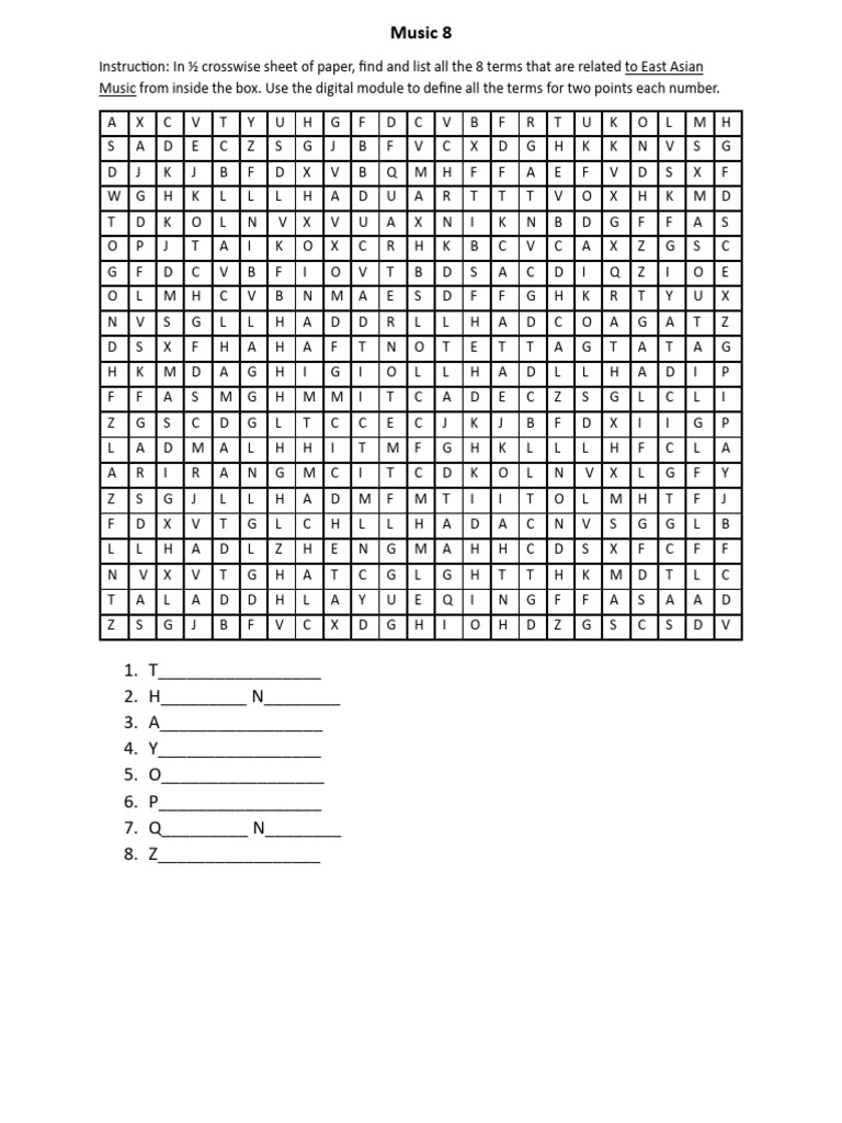 Activity in Music and Arts | PDF