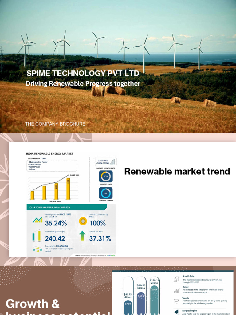 Company Presentation - Spime | PDF | Renewable Energy | Wind Power