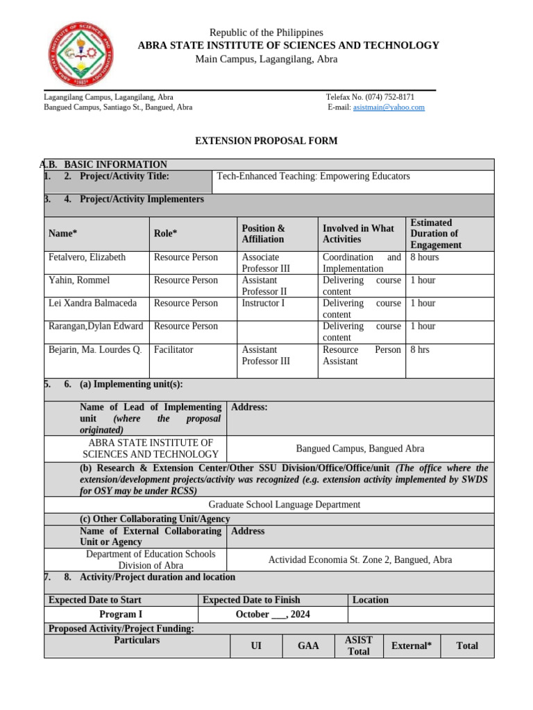 Tech-Enhanced Teaching Proposal for Educators | PDF | Teachers | Learning