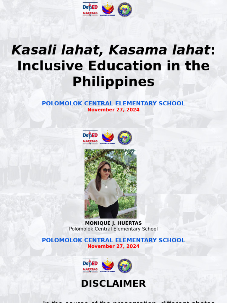 Inclusive Education in the Philippines | PDF | Inclusion (Education ...