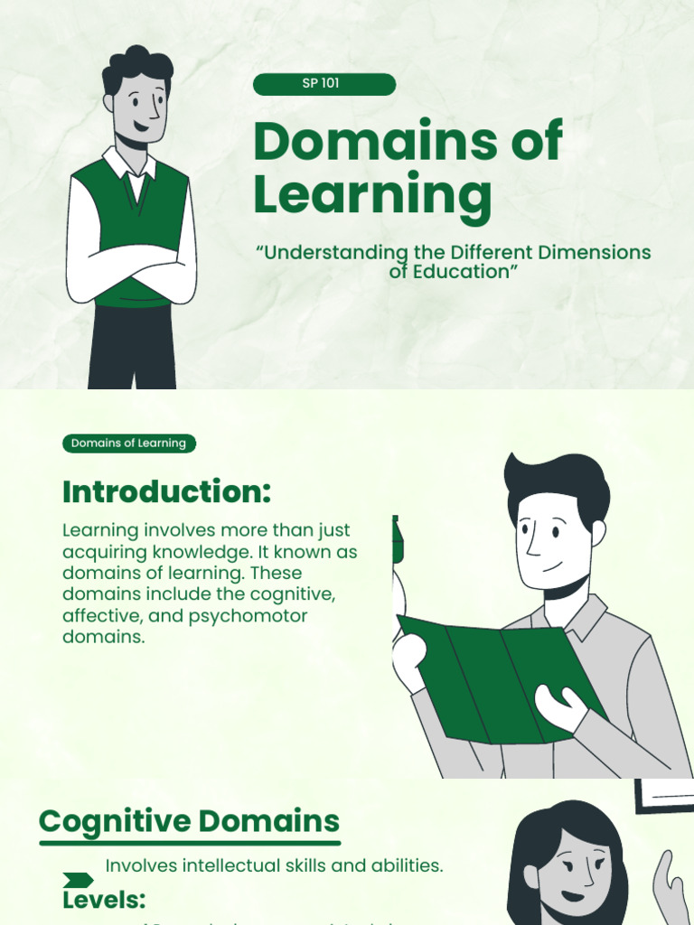Understanding Learning Domains | PDF