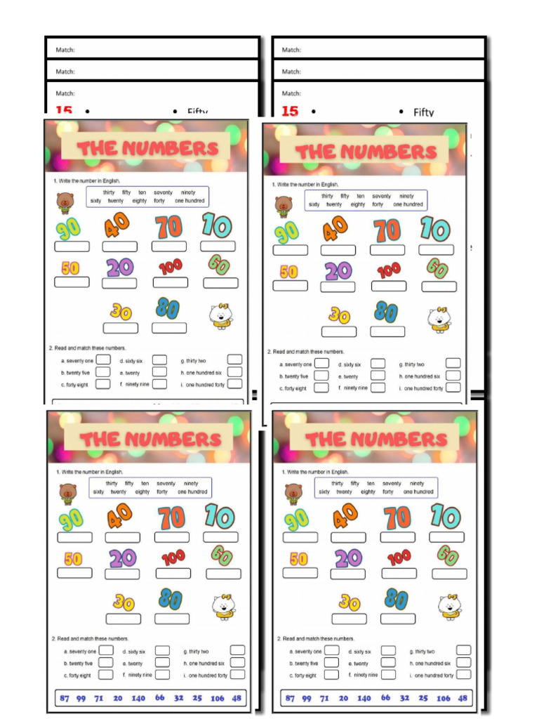 The Numbers | PDF