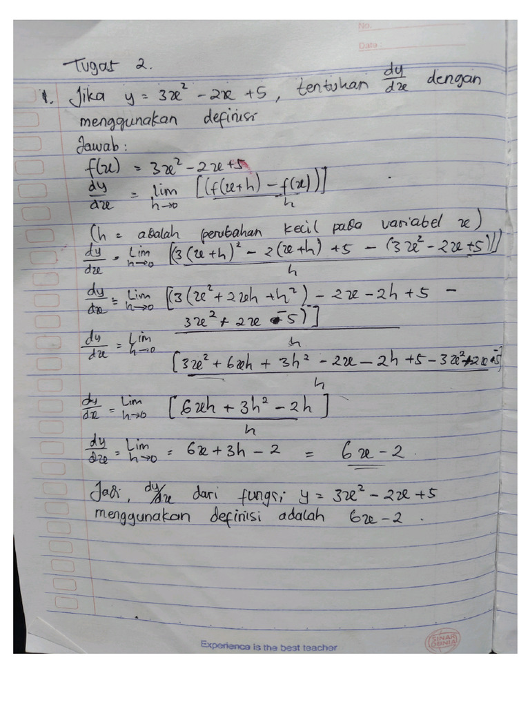 Tugas 2 Kalkulus Pdf