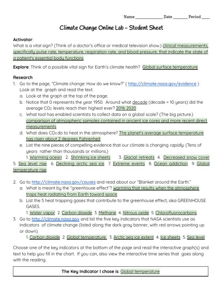 NASA Climate Change | PDF | Climate Change | Climate